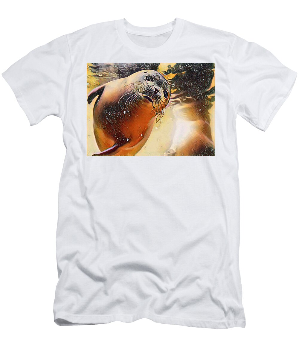 The Cutest Seal Wildlife Art Shelli Fitzpatrick T-Shirt