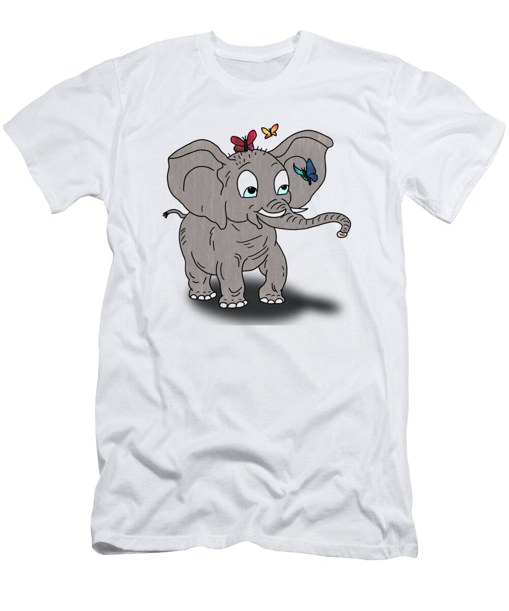 The Elephant and the Butterflies John Haldane T-Shirt
