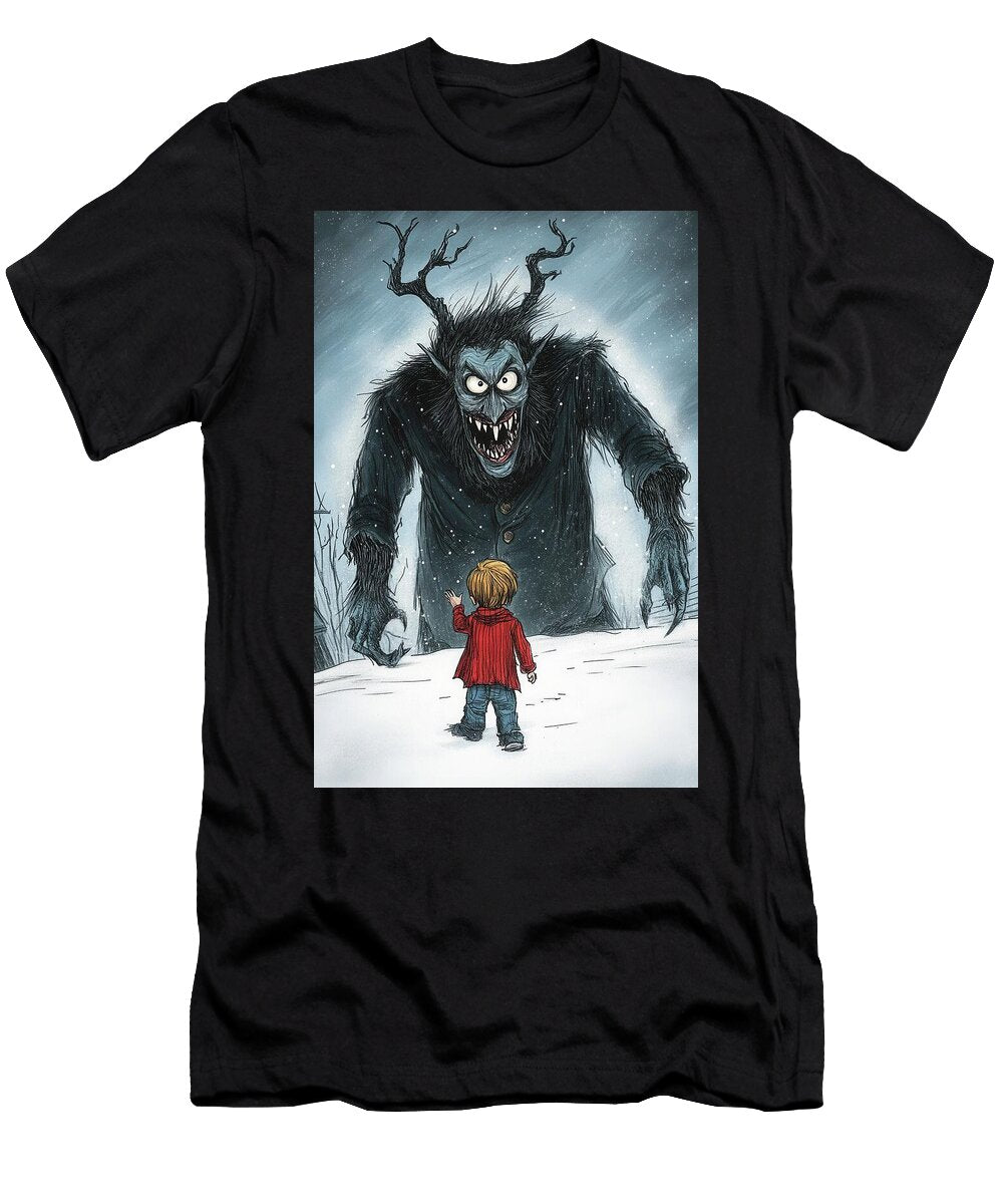 The Encounter with Krampus Matthias Hauser T-Shirt