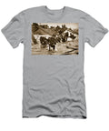 The First British Troops Disembark From the Specially Designed Landing Ladders in the Middle Soldiers Carry a Scooter 6 June 1944 English Photographer T-Shirt