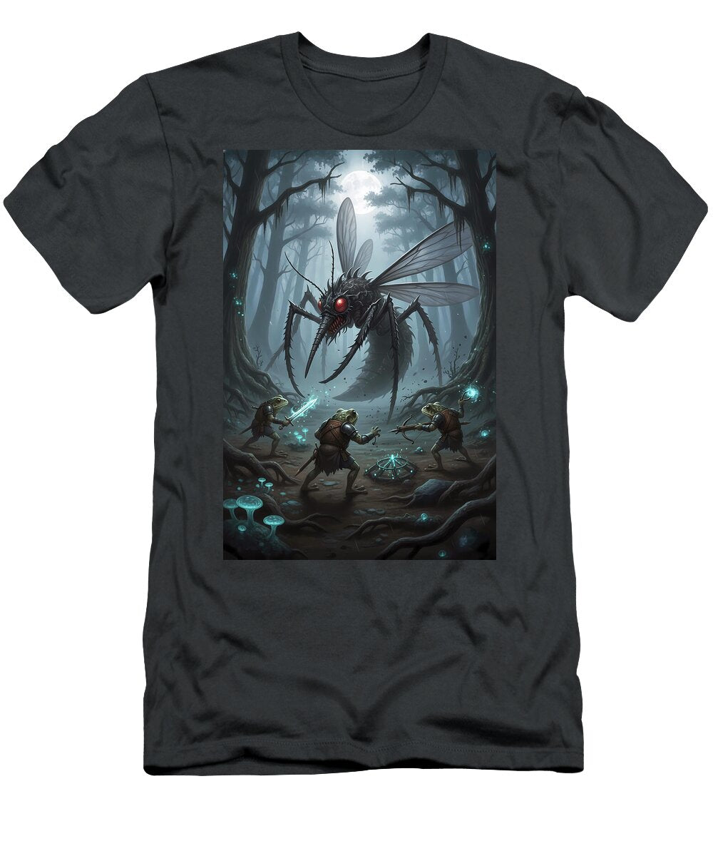 The Frog Guard Swamp Battle Epic Fantasy Alvin Barfield T-Shirt