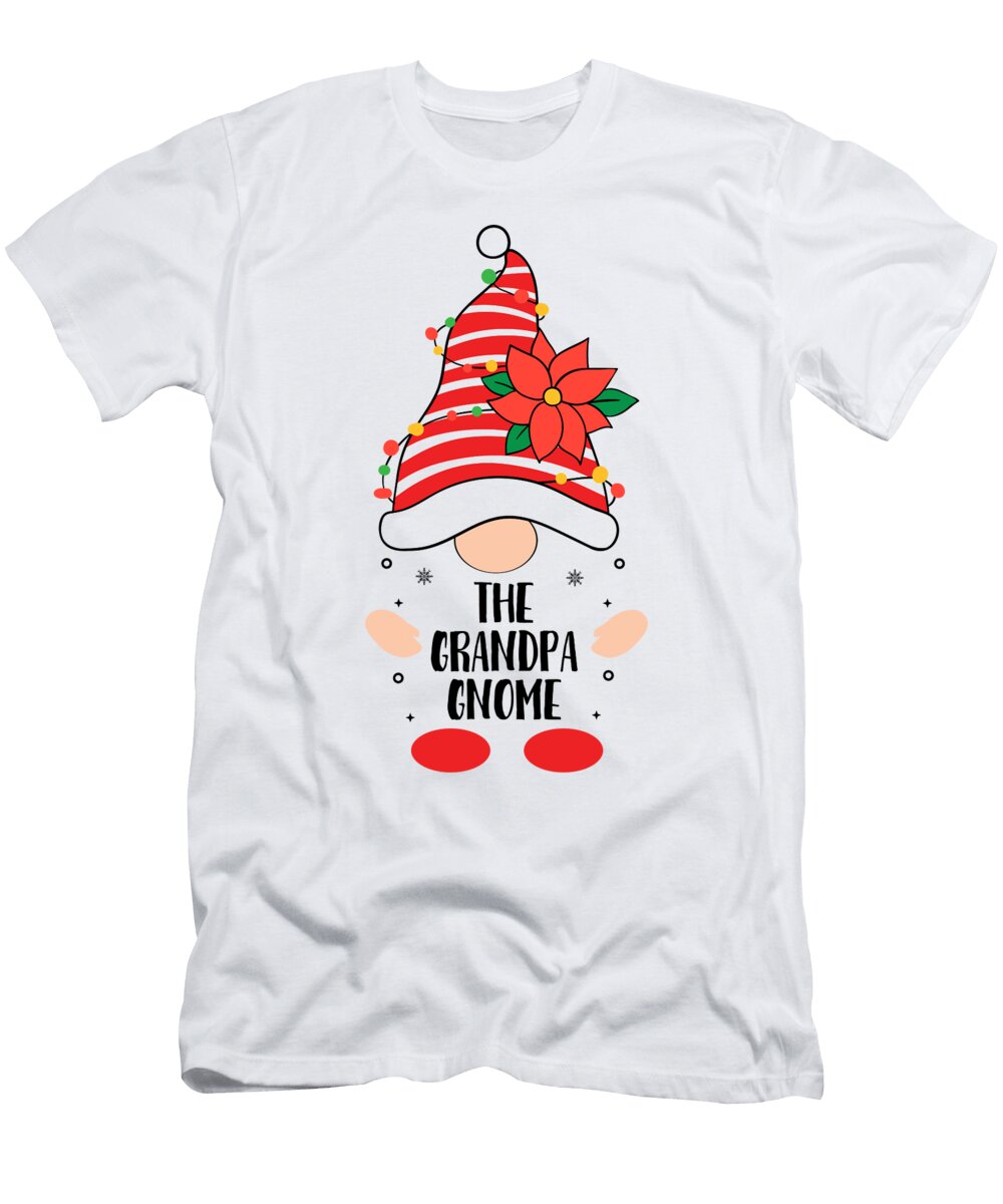 The Grandpa Gnome Family Christmas Me T-Shirt