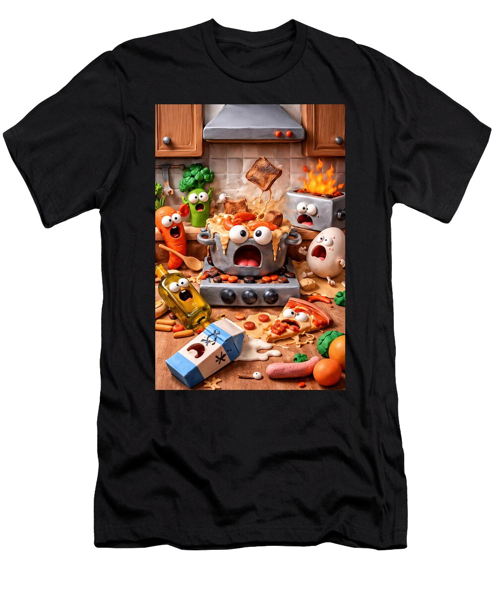 The Great Clay Kitchen Meltdown Sandra Vega T-Shirt