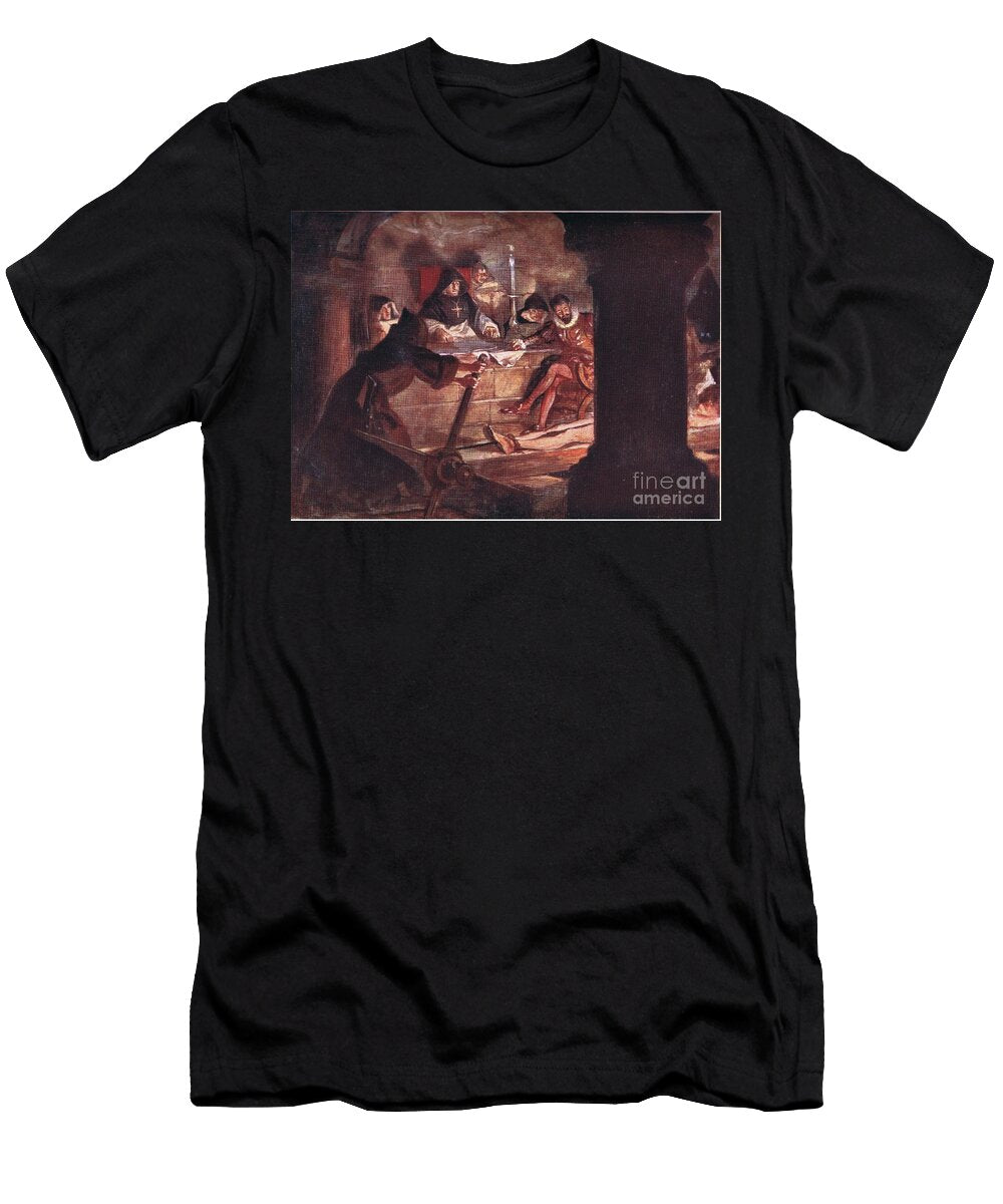 The Inqusition Its Very Name Was Fraught with Horror Illustration From Romance of History the Netherlands 1920s Arthur David Mccormick T-Shirt