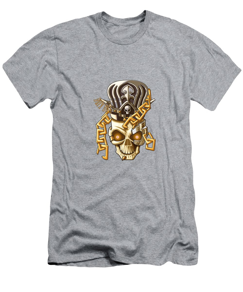 The King Sugar Skull Day of the Death Aesha Mohamed T-Shirt