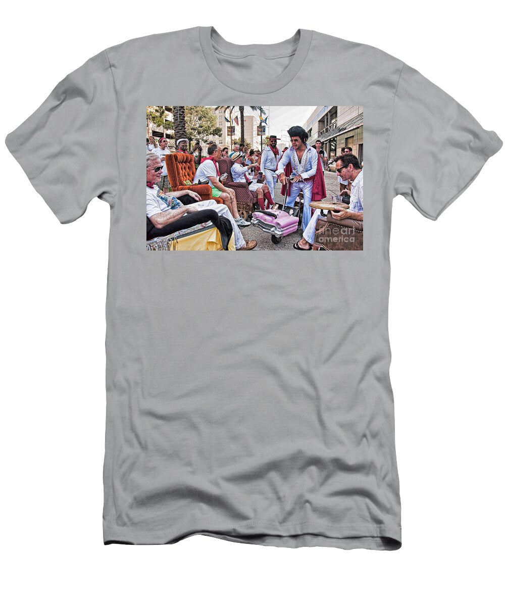 The Laissez Boys At Running of the Bulls in New Orleans Kathleen K Parker T-Shirt