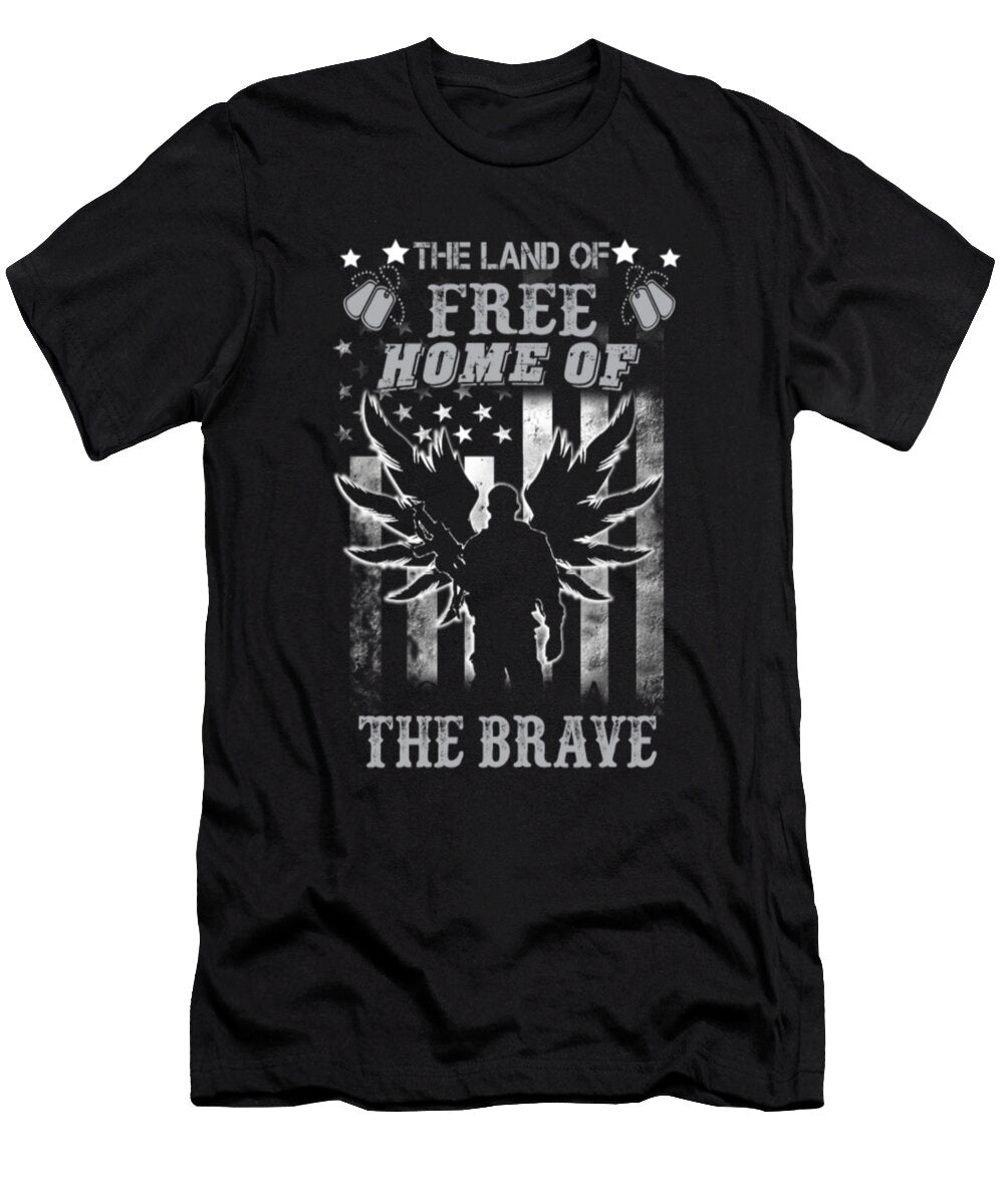 The Land of Free Home of the Brave Tinh Tran Le Thanh T-Shirt