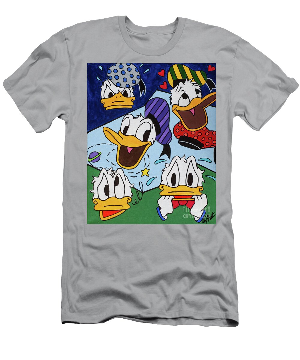 The Many Faces of Donald Elena Pratt T-Shirt