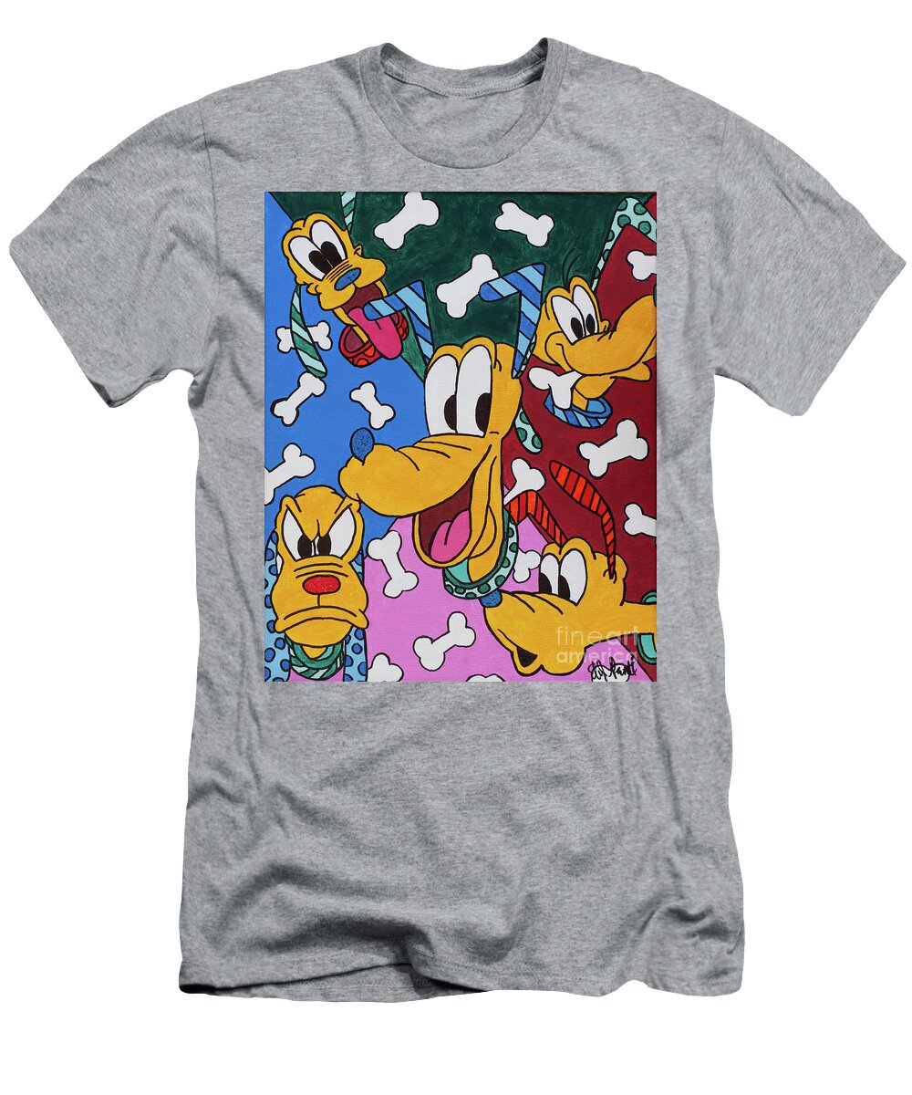 The Many Faces of Pluto Elena Pratt T-Shirt
