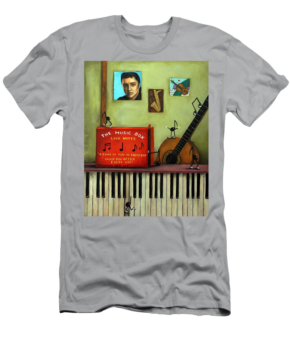 The Music Box Edit 2 Leah Saulnier the Painting Maniac T-Shirt