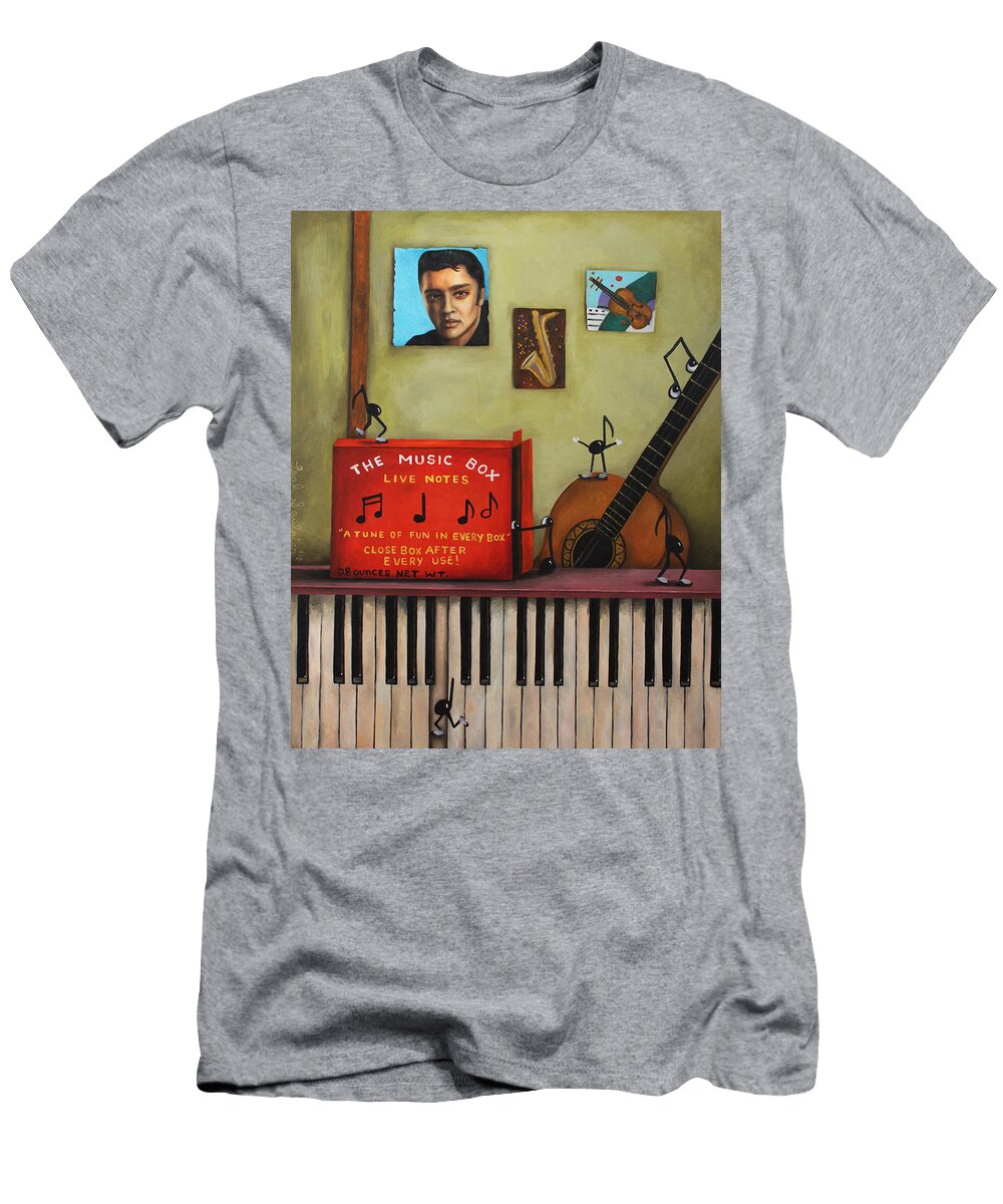 The Music Box Leah Saulnier the Painting Maniac T-Shirt