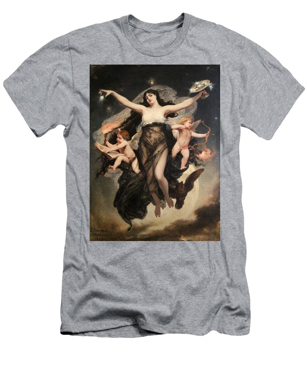 The Night Accompanied the Study of Genius and Love Pedro Americo T-Shirt