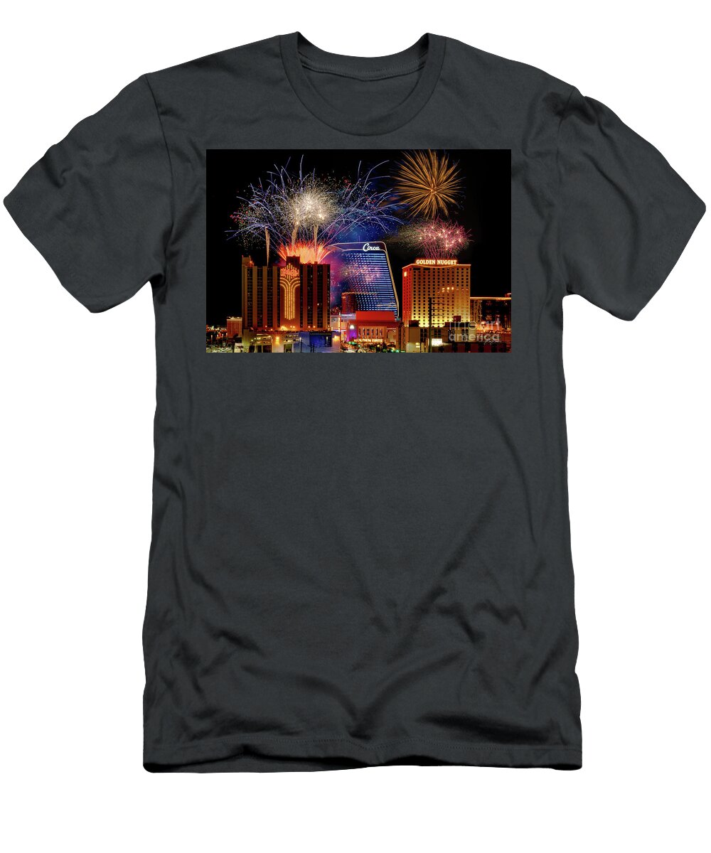 The Plaza 50th Anniversay Fireworks Show 2021 Full Aloha Art T-Shirt