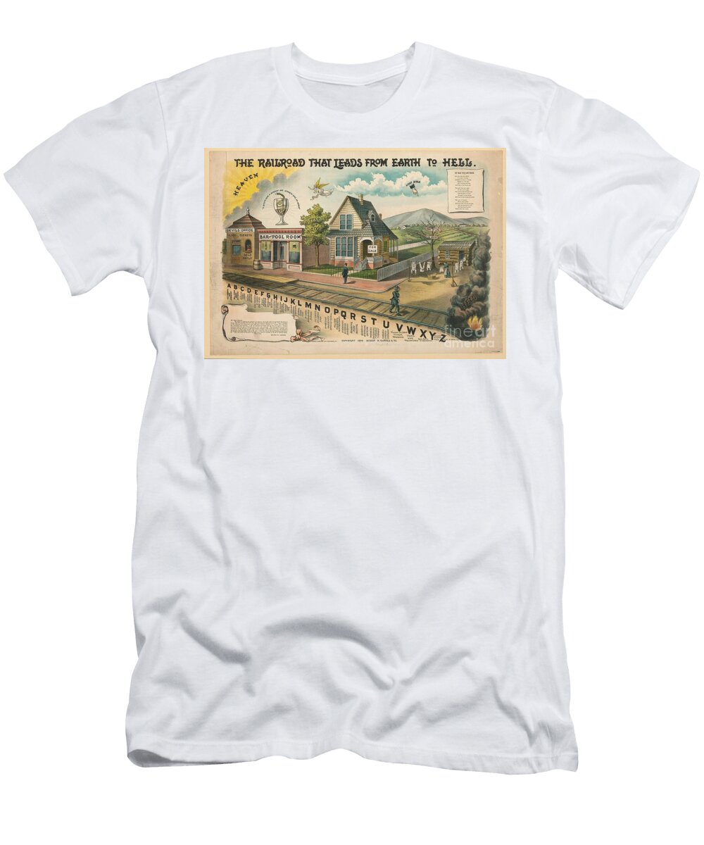 The Railroad That Leads From Earth to Hell Popular Art T-Shirt