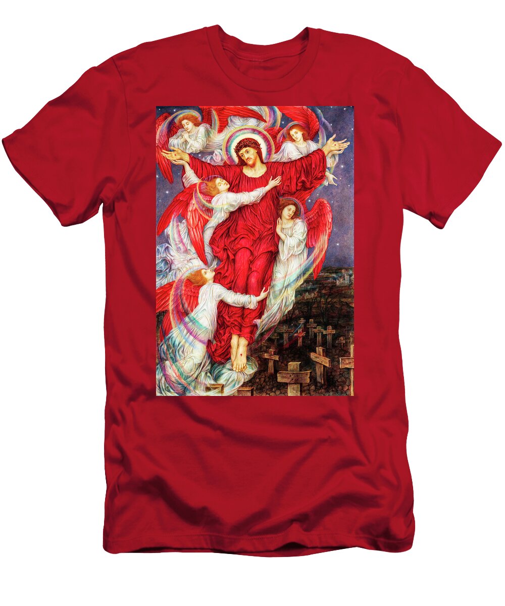 The Red Cross By Evelyn De Morgan 1918 Evelyn De Morgan T-Shirt