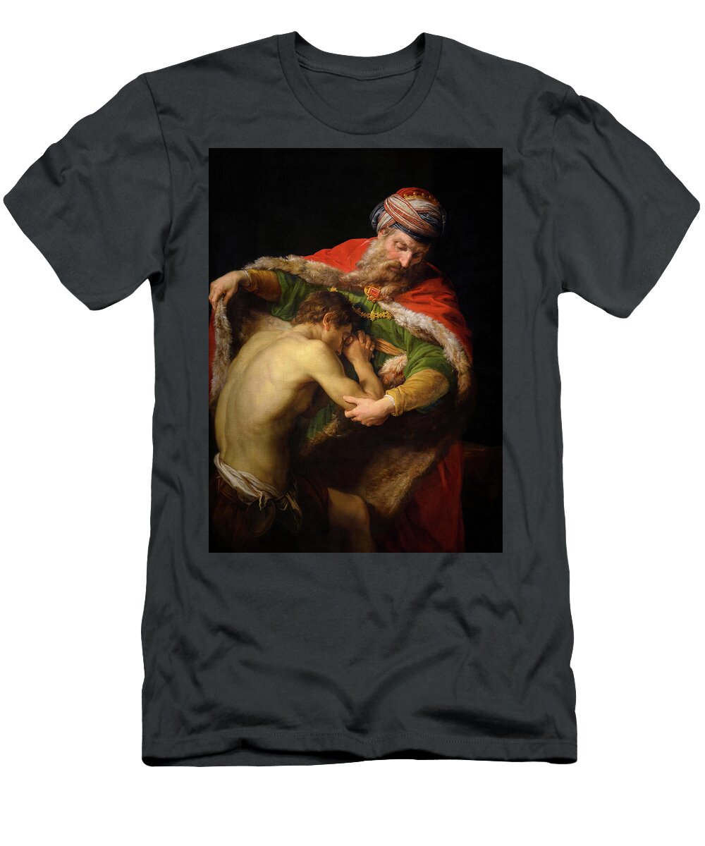 The Return of the Prodigal Son 1773 Pompeo Batoni T-Shirt