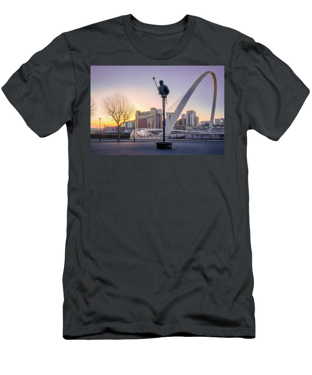 The River God Newcastle Quayside Tim Hill T-Shirt