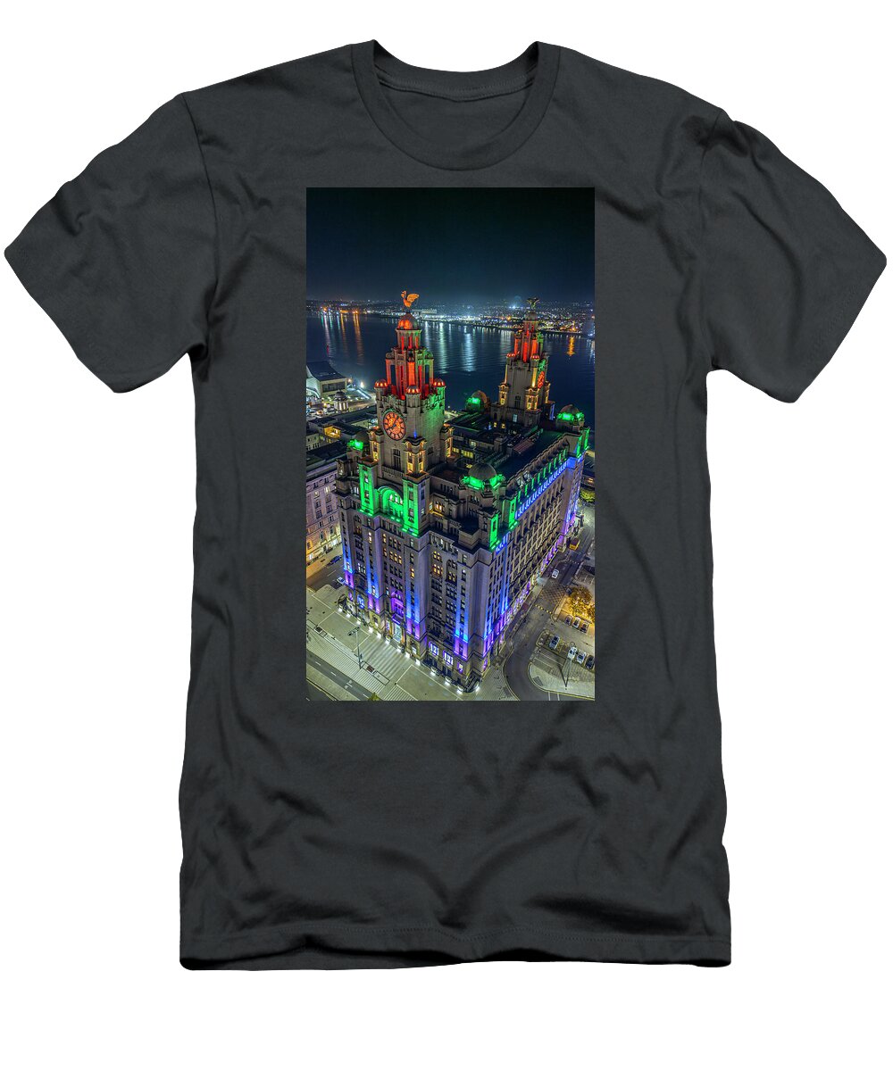 The Royal Liver Building of Liverpool Paul Madden T-Shirt