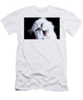 The Silly Sovereign Funny White Persian Cat Tongue Out Dusica Paripovic T-Shirt