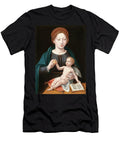 The Virgin and Child with an Apple and an Open Book the Master of the Female Half Lengths T-Shirt