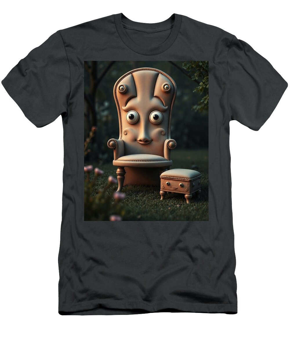 The Watchful Seat and Its Faithful Footman Sandra Vega T-Shirt