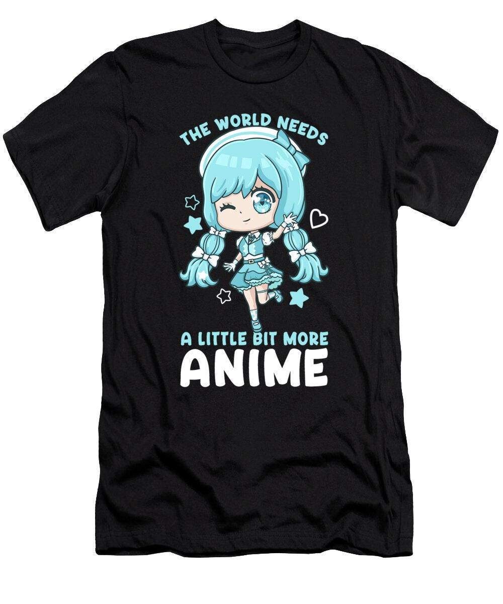 The World Needs a Little Bit More Anime Bi Nutz T-Shirt