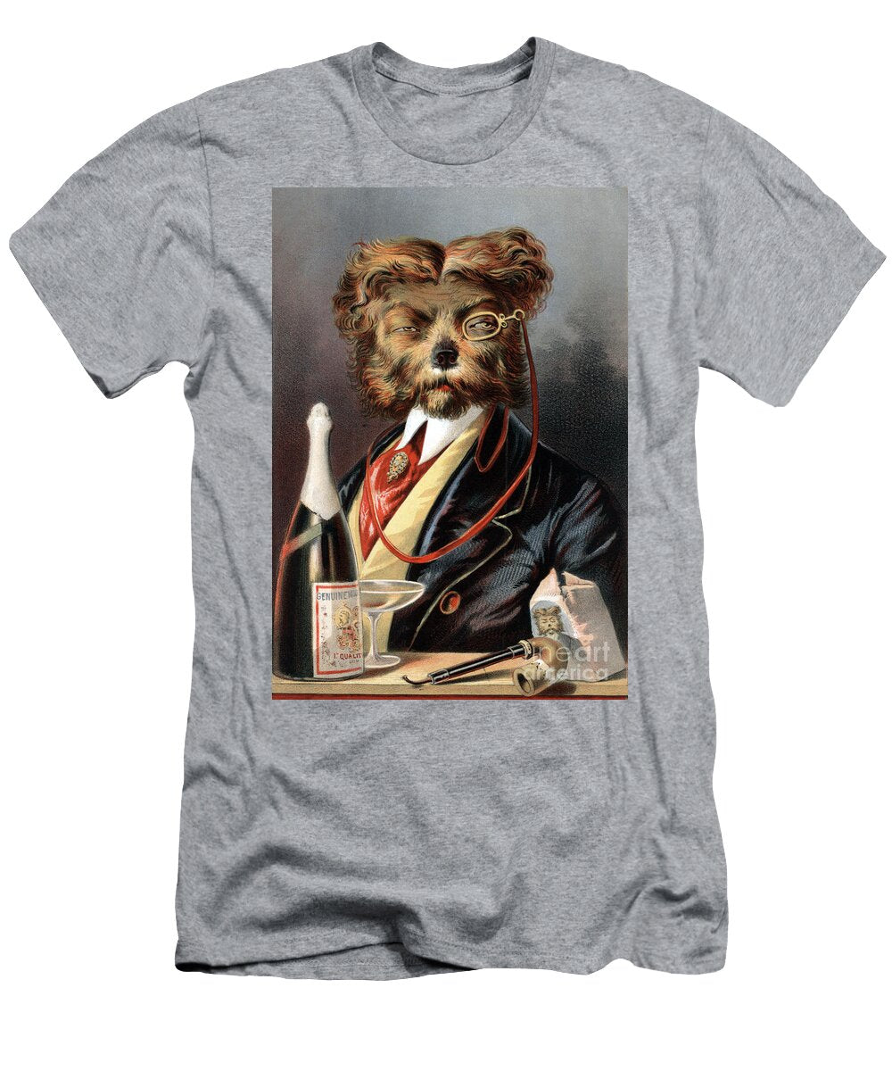 The Young Swell Aristocratic Dog 1869 Science Source T-Shirt