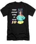 This Anime Girl Is Now 10 Years Old Birthday Girl Kawaii Cute Ezone Prints T-Shirt