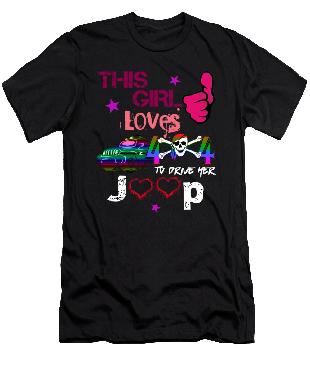 This Girl Loves 4x4 to Dive Her Jeep Tinh Tran Le Thanh T-Shirt