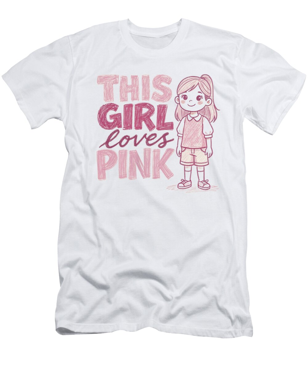 This Girl Loves Pink Mounir Khalfouf T-Shirt