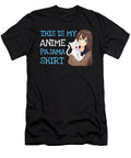 This Is My Anime Pajama Kawaii Anime Girl with Kitty Cat Funny Ezone Prints T-Shirt