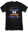 This Is What 44 and Blessed Looks Like 44th Birthday Maximus Designs T-Shirt