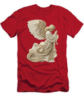 Threaded Prayer Angel in Quiet Profile Intricate Angelic Sculpture Lena Owens T-Shirt