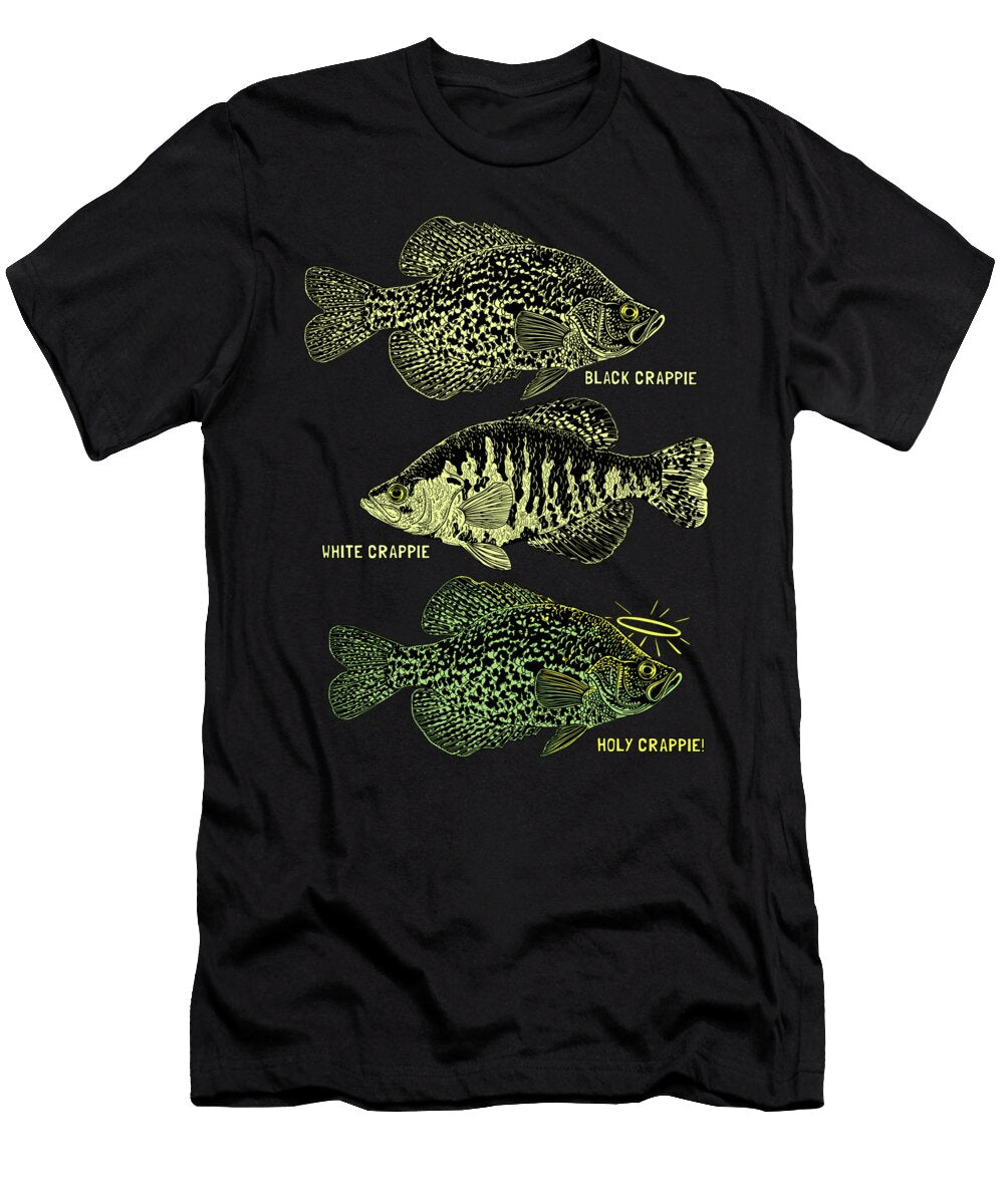 Three Crapppie Species David Burgess T-Shirt