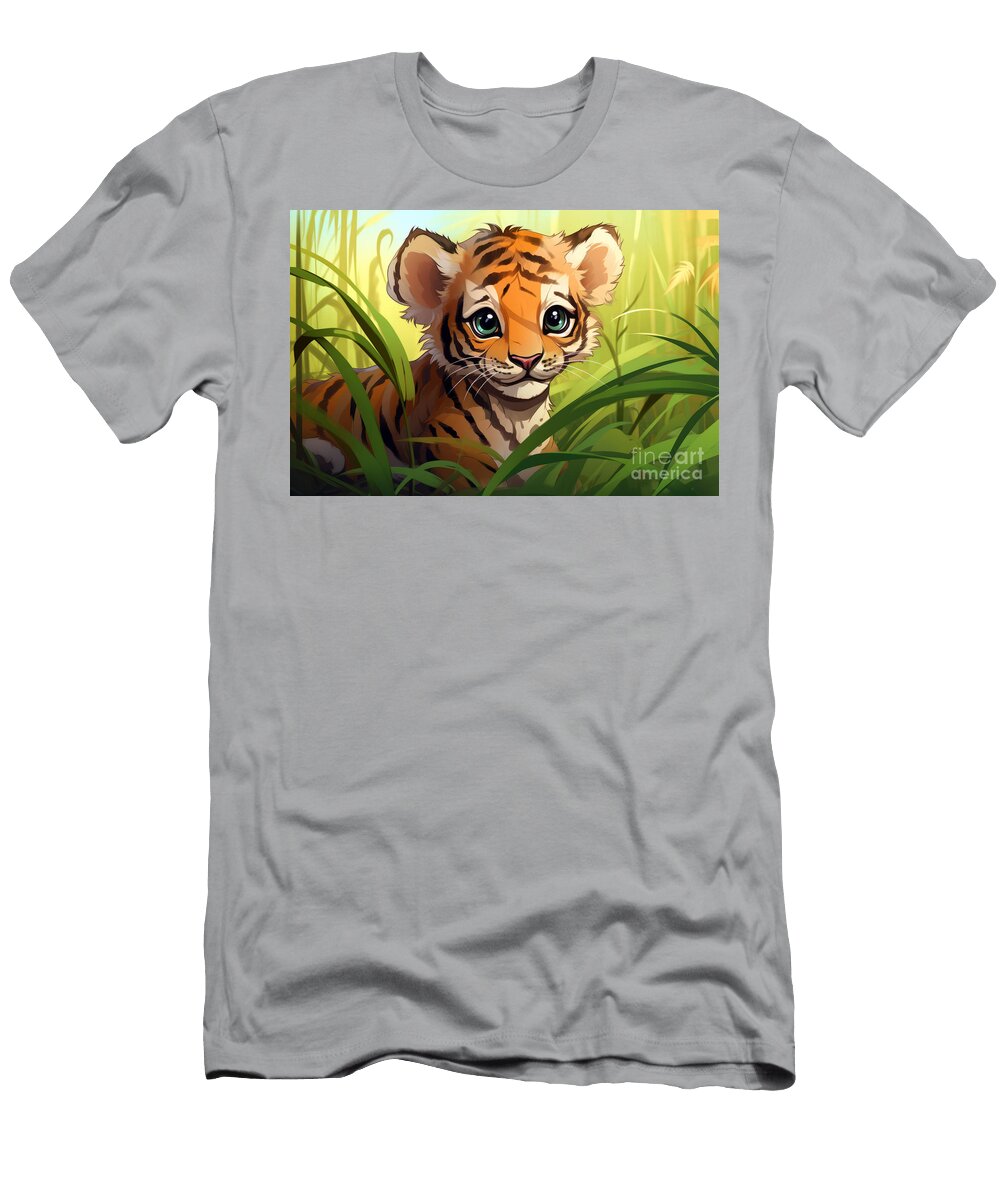 Tiber Cub Cartoon Style Aimages Art T-Shirt