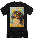 Tibetan Spaniel Dog Frolicking in a Bubbly Bathtub Adrien Efren T-Shirt