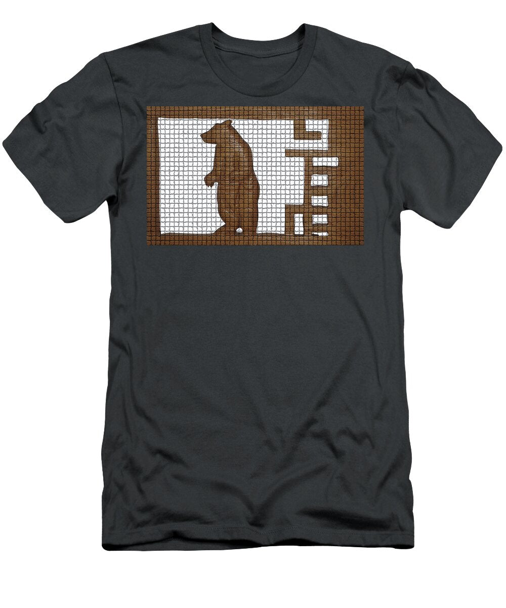 Tiled Bear Robert Margetts T-Shirt