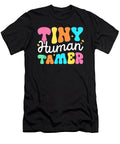 Tiny Human Tamer Groovy Teacher First Day of School Dhbubble T-Shirt