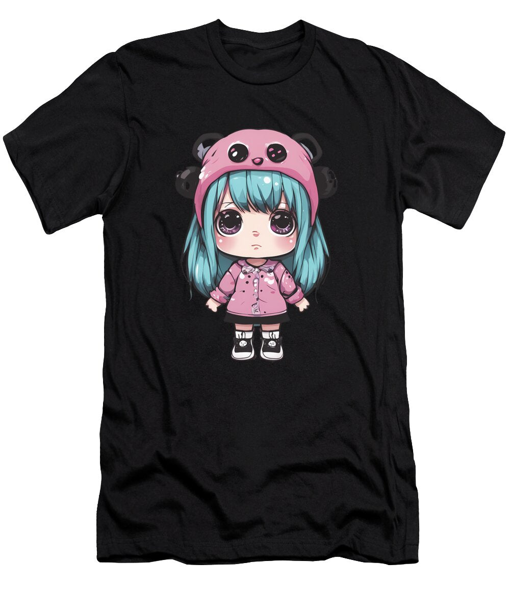 Tiny Kawaii Anime Diva Anime Girl Nft T-Shirt