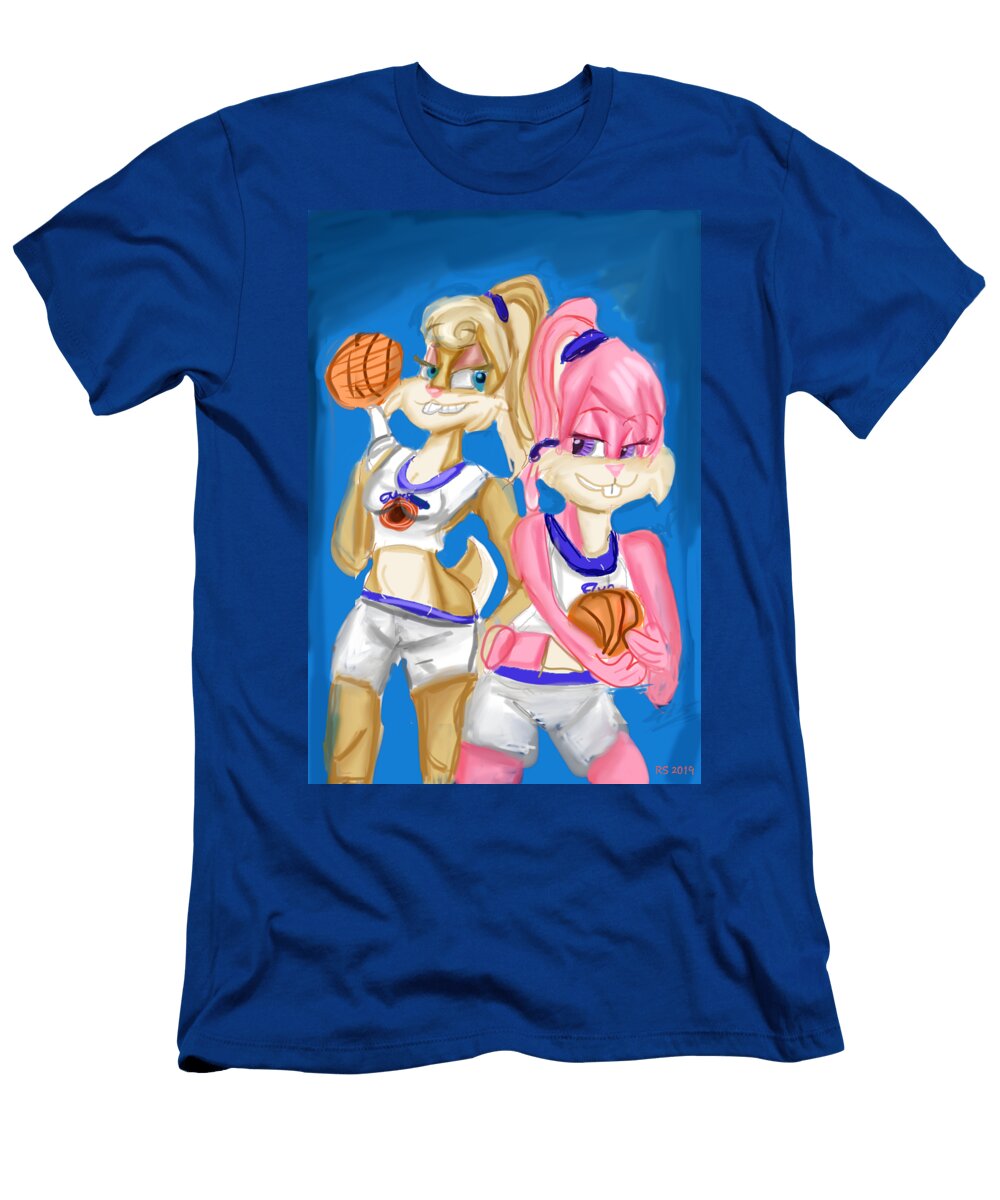 Tiny Space Jam Lola and Babs Rachel Strickland T-Shirt