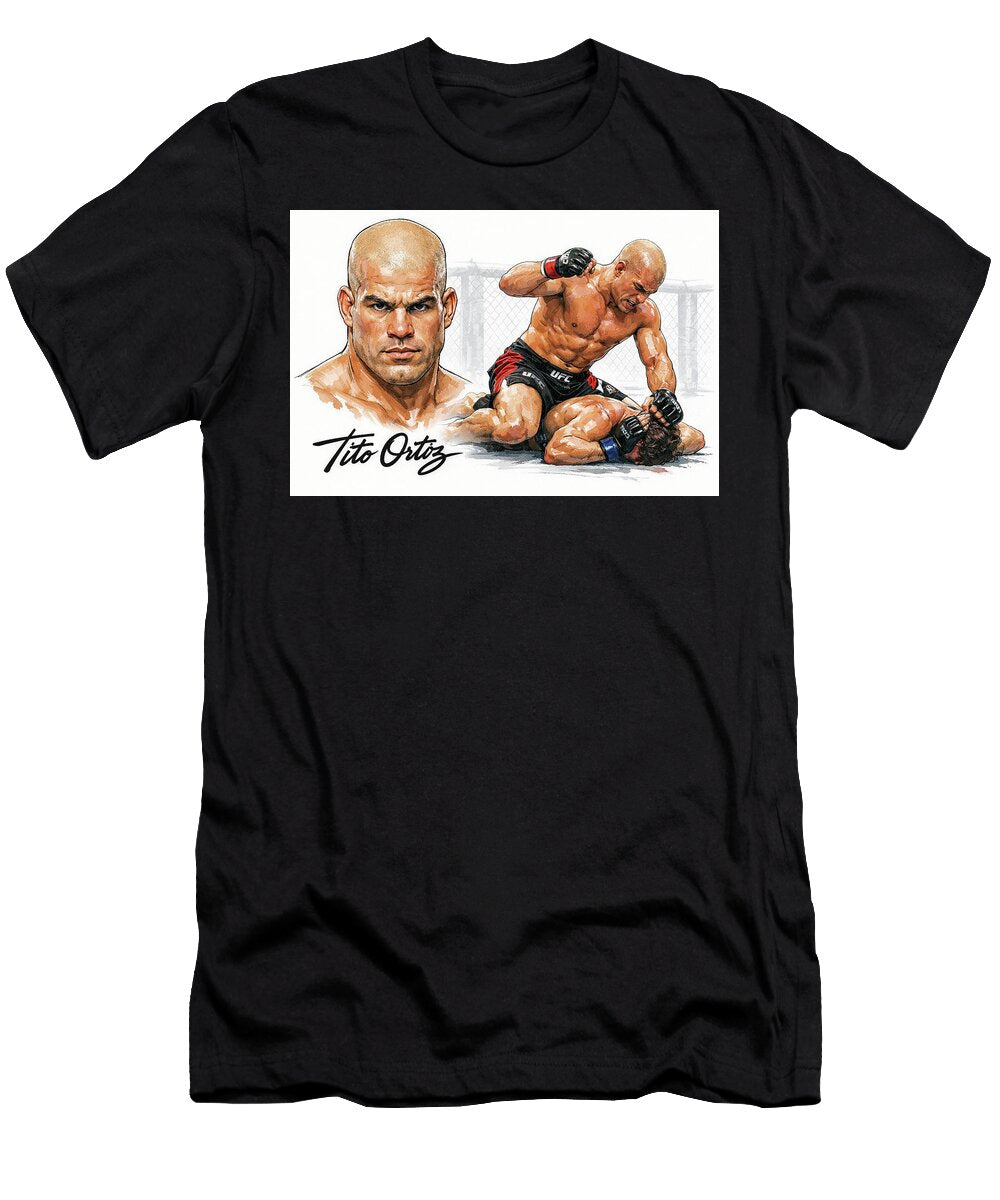 Tito Ortiz Mma Portrait All Eras Sports T-Shirt