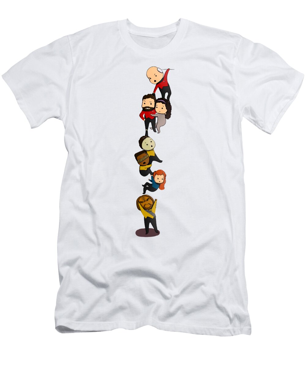 Tng Crew Chibi Style Dewitt Koepp T-Shirt