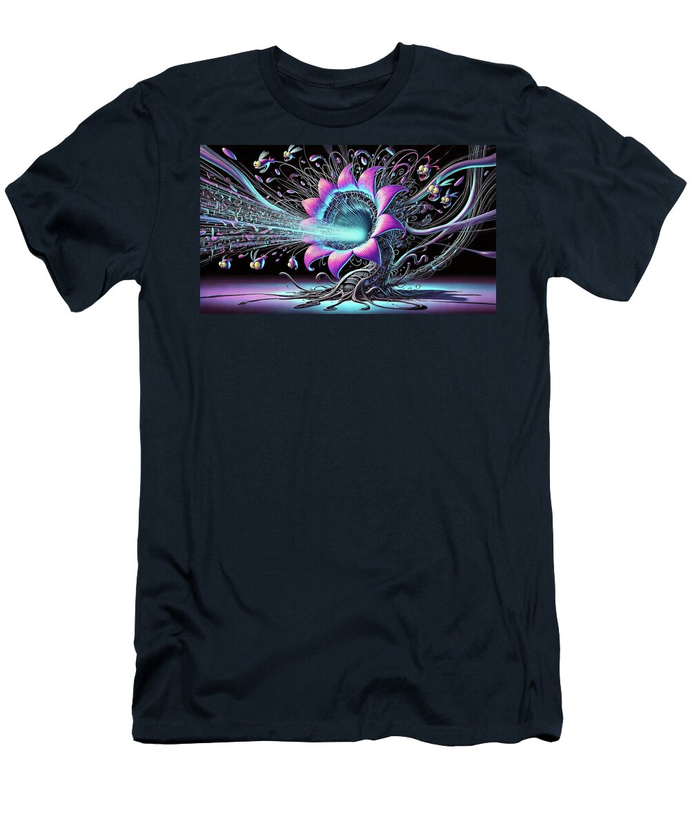 Toon Bloom Disco Monsoon Bradley Schultz T-Shirt