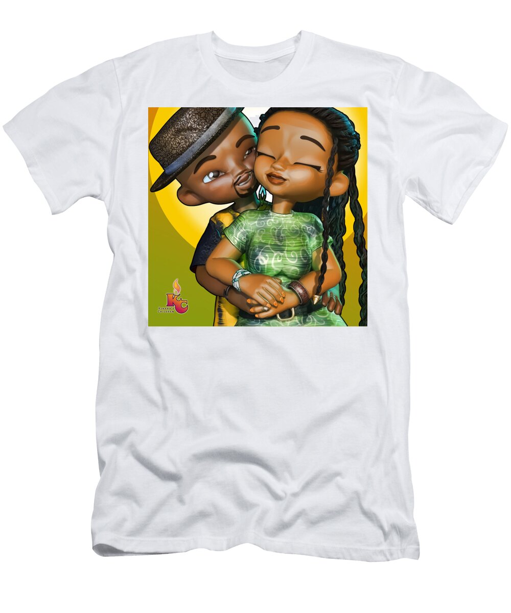 Toon Couple in Love Darryl Crosby T-Shirt
