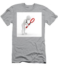 Toon Man Looking Through Magnifying Glass Michal Bednarek T-Shirt
