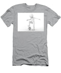 Toon Man Soccer Player Dribbling the Ball Football Concept Michal Bednarek T-Shirt
