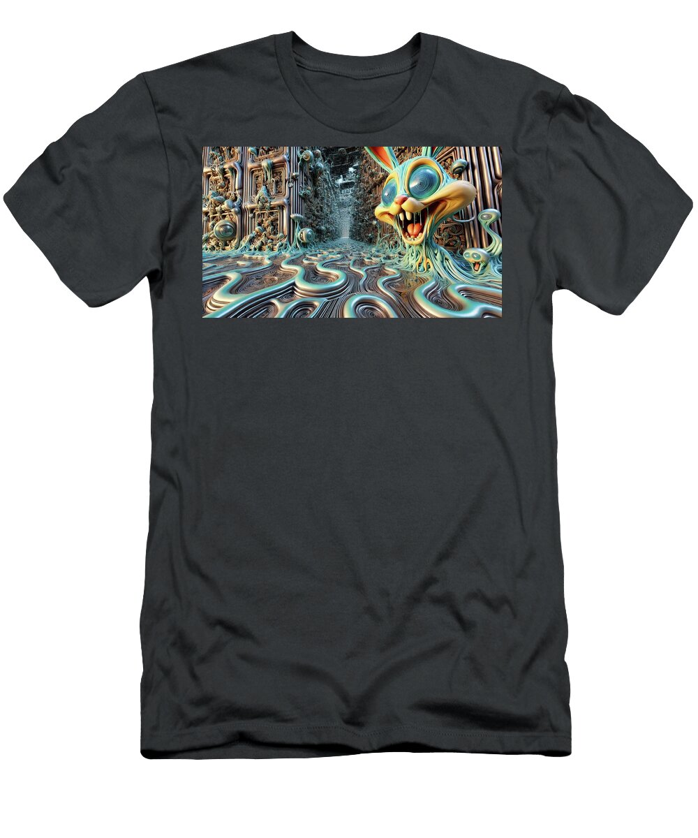 Toon Melt Corridor of the Slime Rabbit Bradley Schultz T-Shirt