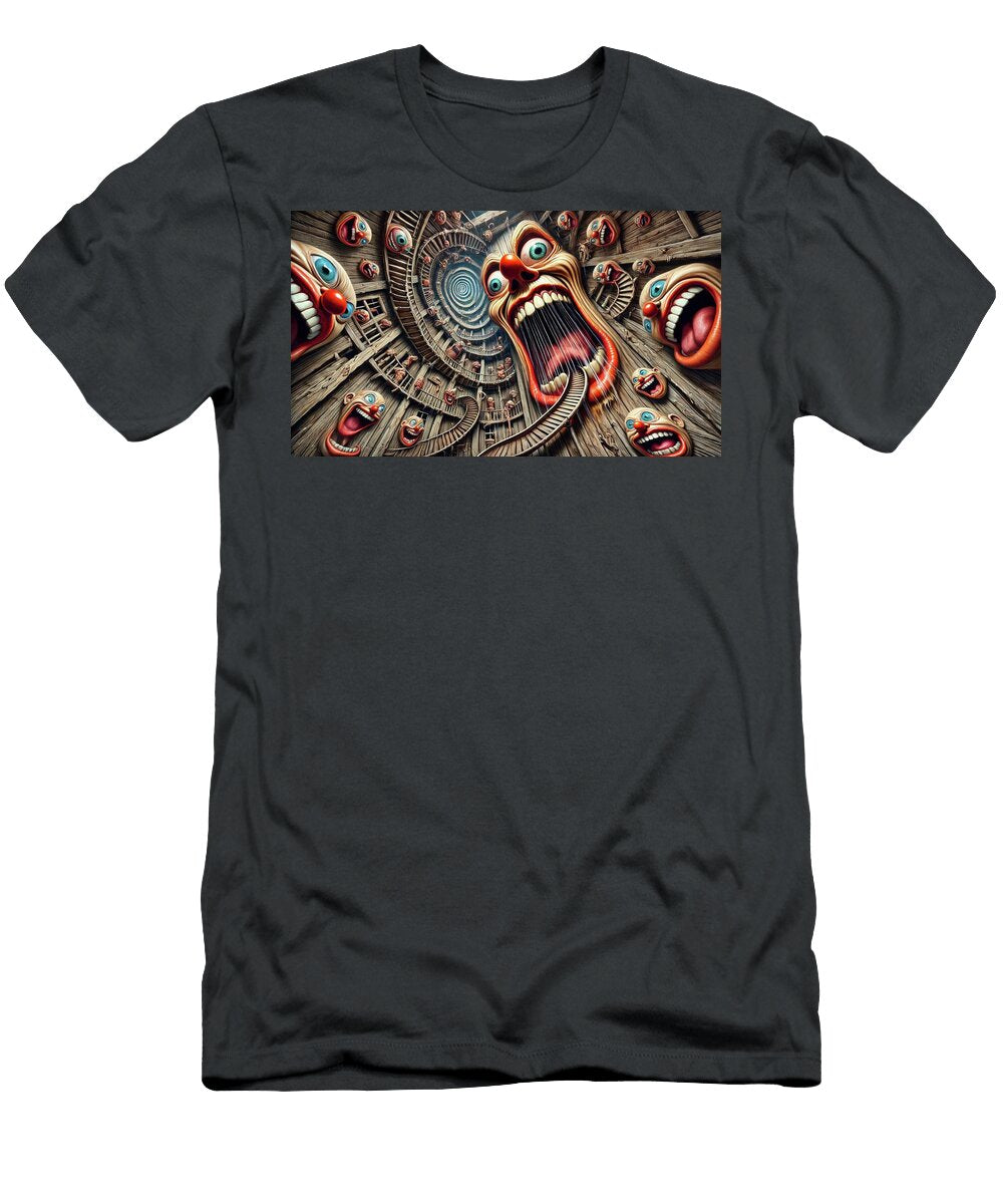 Toon Spiral Tower Echo of Screams Bradley Schultz T-Shirt