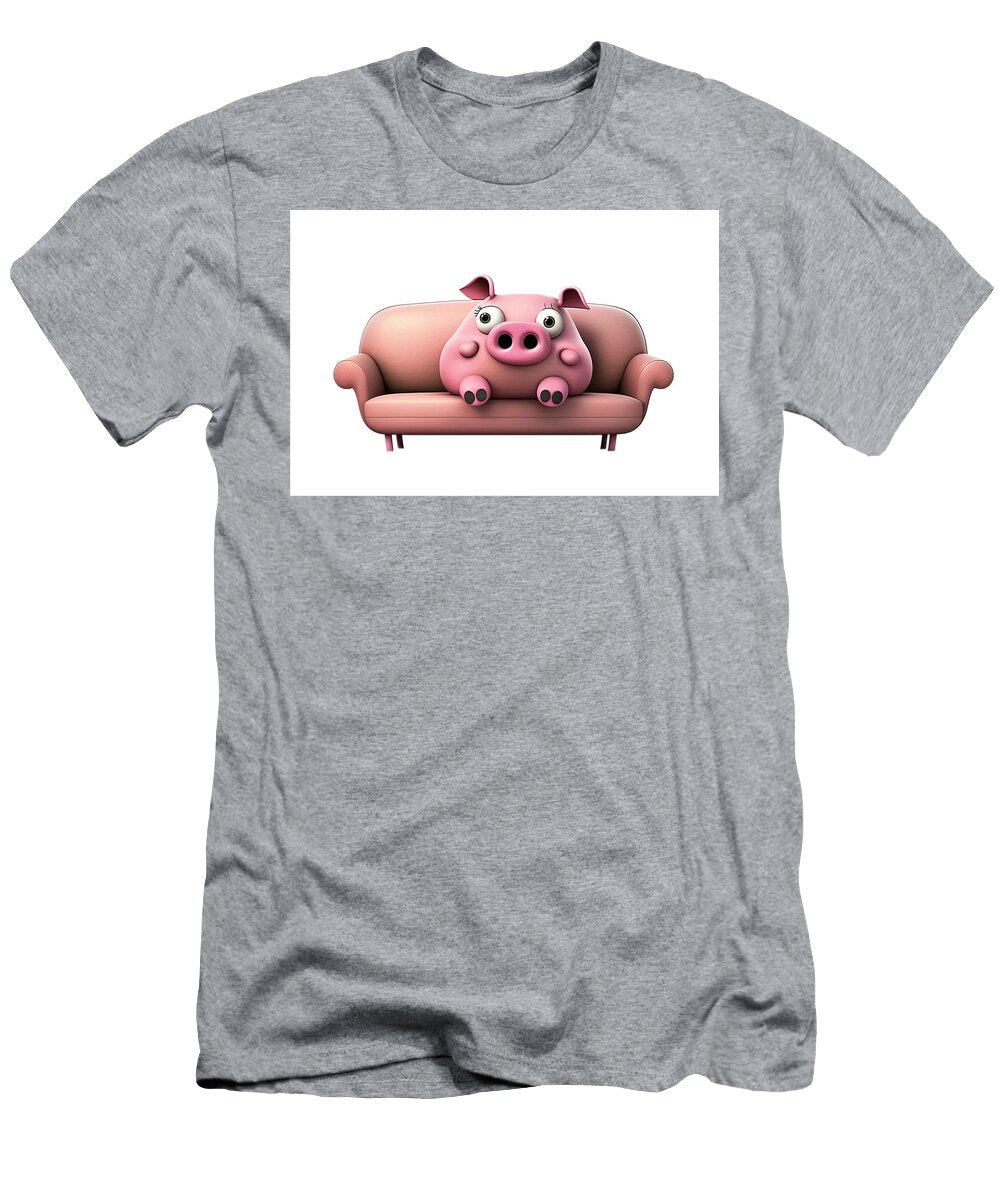 Toons Pig in the Sofa Pascal Cribier T-Shirt