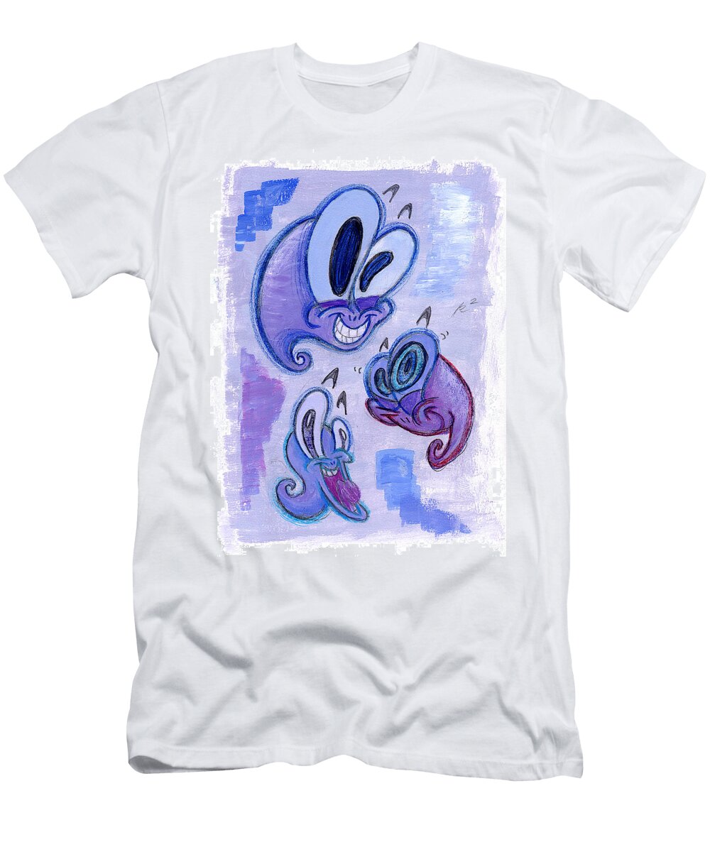 Toony Tadpole Amoebas Rayce Rapoza T-Shirt